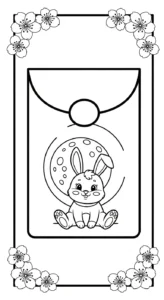 coloriage Enveloppe Rouge à imprimer pdf gratuit