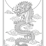 coloriage Enveloppe Rouge à imprimer pour enfants