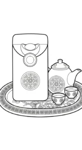 coloriage Enveloppe Rouge à imprimer gratuitement pdf