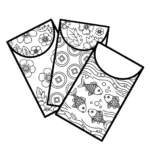 coloriage Enveloppe Rouge gratuit a imprimer