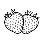 coloriage Fraise updated de pour enfants