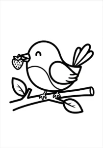 coloriage Fraise updated pour enfant de 8 ans