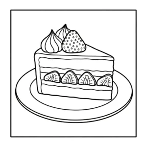coloriage Fraise updated pour enfant à imprimer