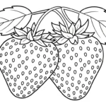 coloriage Fraise updated à imprimer pour enfant de 7 ans
