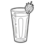 coloriage Fraise updated pour enfants à imprimer