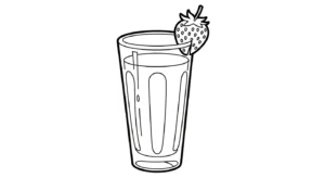 coloriage Fraise updated pour enfants à imprimer