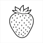 coloriage Fraise updated à imprimer gratuitement