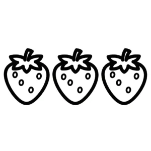 coloriage Fraise updated pour enfant gratuit