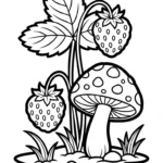 coloriage Fraise updated et apprentissage