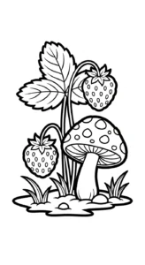 coloriage Fraise updated et apprentissage