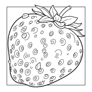 coloriage Fraise updated pour primaire