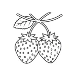 imprimer coloriage Fraise updated pour enfant