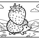 coloriage Fraise updated à imprimer pour enfant de 3 ans
