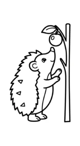 coloriage Hérisson updated pour enfant de 10 ans
