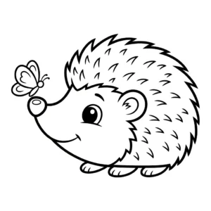 coloriage Hérisson updated à imprimer gratuitement pdf