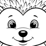 coloriage Hérisson updated à imprimer pour enfant de 6 ans