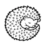 coloriage Hérisson updated pour enfant de à imprimer