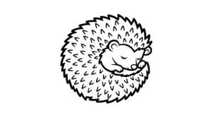 coloriage Hérisson updated pour enfant de à imprimer