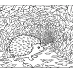 coloriage Hérisson updated a imprimer