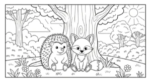 coloriage Hérisson updated d