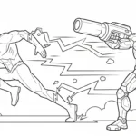 coloriage Justice League à imprimer pdf