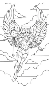 coloriage Justice League à imprimer pdf gratuit