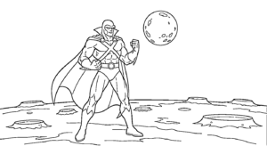 coloriage Justice League pour enfant à imprimer