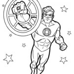 coloriage Justice League pour enfant