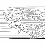 imprimer coloriage Justice League gratuit