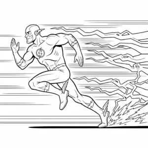 imprimer coloriage Justice League gratuit