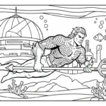 coloriage Justice League gratuit