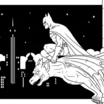 imprimer coloriage Justice League gratuit