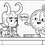 coloriage Loki Marvel pour enfants