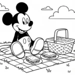 coloriage Mickey Mouse updated pour enfant de 10 ans