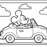 imprimer coloriage Mickey Mouse updated