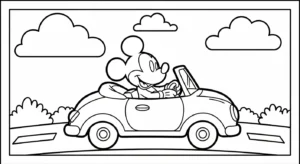 imprimer coloriage Mickey Mouse updated
