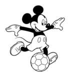 coloriage Mickey Mouse updated pour enfant de 10 ans