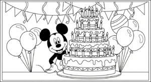 coloriage Mickey Mouse updated a imprimer