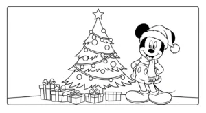 coloriage Mickey Mouse updated pour enfants à télécharger