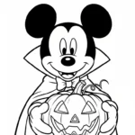 coloriage Mickey Mouse updated pour enfant de 6 ans
