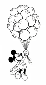 coloriage Mickey Mouse updated gratuit pour enfants