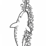 coloriage Narval gratuit a imprimer