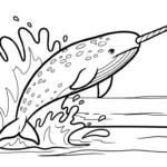 coloriage Narval en ligne