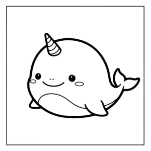 coloriage Narval et dessins