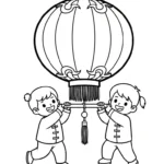 coloriage Nouvel An Chinois updated en ligne pour enfant