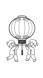 coloriage Nouvel An Chinois updated en ligne pour enfant