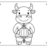 coloriage Nouvel An Chinois updated à imprimer pour enfant de 8 ans