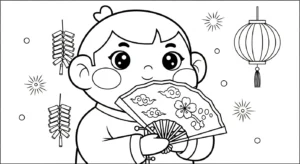 coloriage Nouvel An Chinois updated a imprimer gratuit