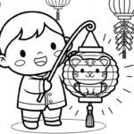 coloriage Nouvel An Chinois updated à imprimer pdf gratuit
