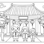 coloriage Nouvel An Chinois updated a dessiner en ligne
